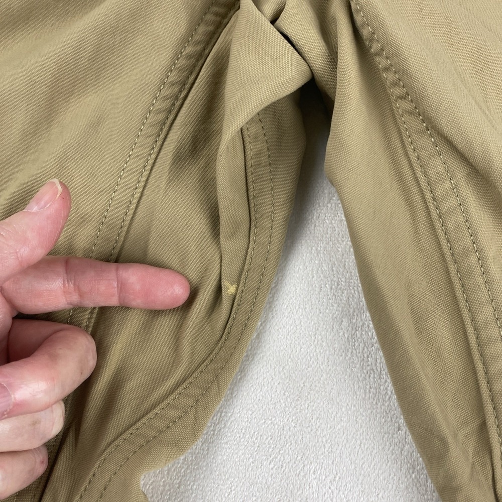Duluth Trading Company Belted Khaki, XLG X 34 Nylon Hiking Pants 36x34 READ - Picture 7 of 13